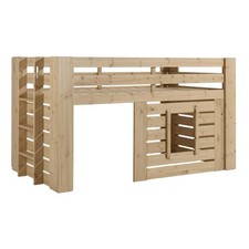 Lit Combiné Compact Enfant "Oliver" 90x200cm Chêne