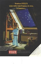 1987 ADVERTISING VELUX window under the roof
