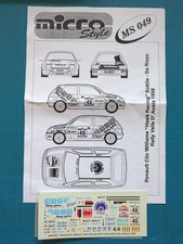 Décalque Decal 1/43 Renault