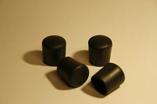 Lot de 4 embouts ronds 7 mm pour Tube fil tige métal acier