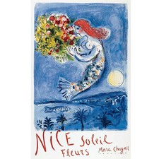1962 Marc CHAGALL Poster "Nice