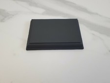  Grey painted wooden stands for figure or model 12 x 8.2 cm