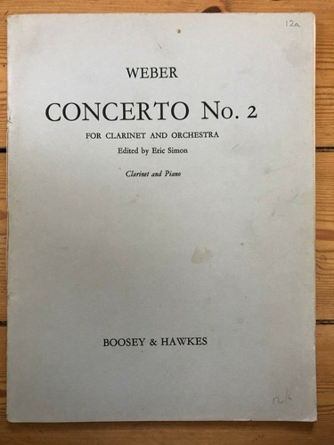 Concerto pour clarinette - , weber