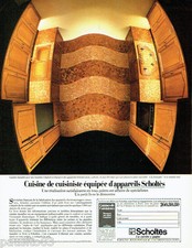 ADVERTISEMENT ADVERTISING 016 1981 Scholtès equipped kitchen appliances