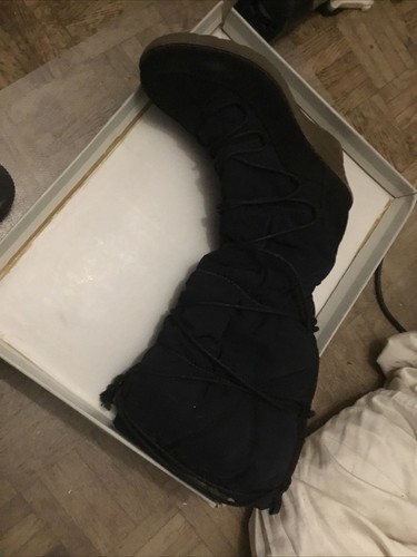 Botte doublee velour à - en,