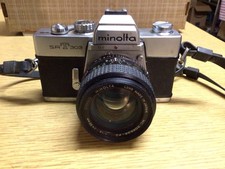 Minolta SRT303b Film Camera & 50mm f/1.7 Rokkor-Pg Lens