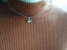 chaîne, pendentif poisson