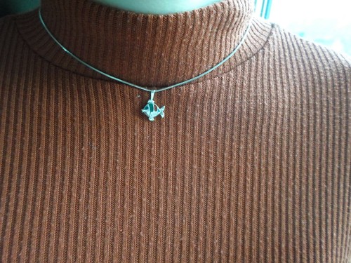Chaîne pendentif poisson - pendentif,