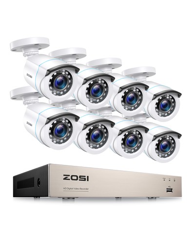 Zosi 1080p 8ch tvi dvr - 8ch,