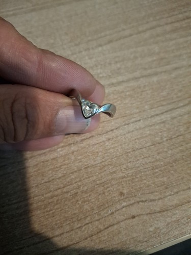 Bague argent pierre cœur - bague,