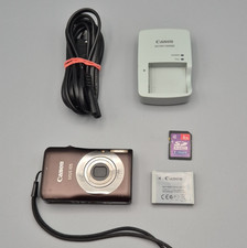 Used Canon IXUS 105 / PowerShot ELPH SD1300 IS 12.1MP Digital Camera Brown, READ