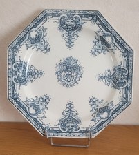 Assiette plate octogonale