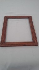 ENCADREMENT BOIS 2 FILETS FONCE XX PEINTURE DESSIN AQUARELLE PASTEL ART VINTAGE