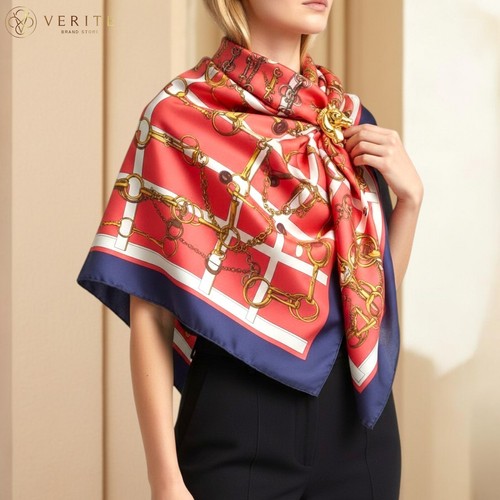 Rare vintage foulard soie - en,