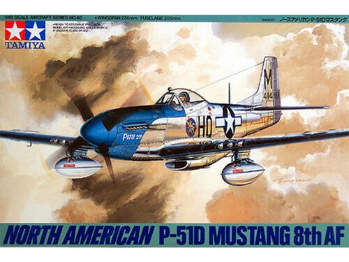 Tamiya 51d mustang north - tamiya, p-51d