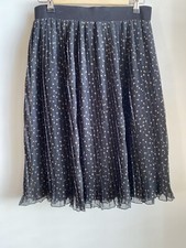 Myrine Antwerp Polka Dot Pleated Skirt Ladies Size Medium