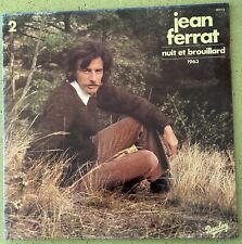 Jean Ferrat Nuit et brouillard 1963 disque 33 tours vinyle