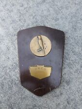 Pigeon Racing Vintage 1947 Bronze Plaque PRCG Award Metal Bird Balfour