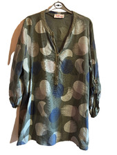 TOSCANE  blouse tunique en lin