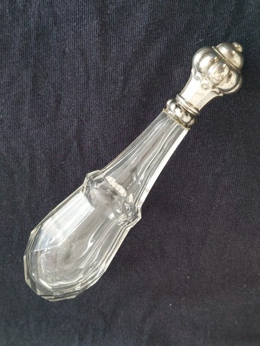 Flacon sel cristal argent - flacon,