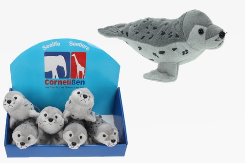 Peluche phoque lion gris - peluche,