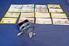Stéréoscope Stéréo Star Breveté SCDG Paris pliante 1900 + 16 cartes LOT