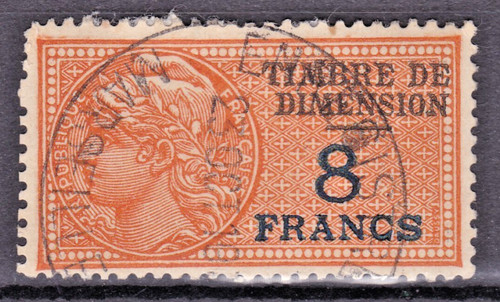Timbre 1933 fiscal dimension - 1933,