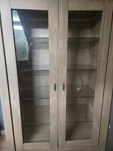 Buffet vaisselier chêne - ,