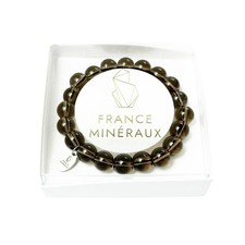 Bracelet Quartz Fumé - Perles