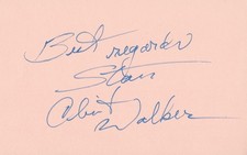 CLINT WALKER (Yellowstone Kelly/Cheyenne) Hand-signed album page