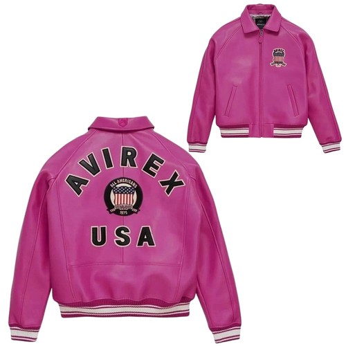 Veste cuir avirex - en,