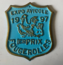 1997 Colombophile Fougerolles Poultry Competition Aluminum Plate