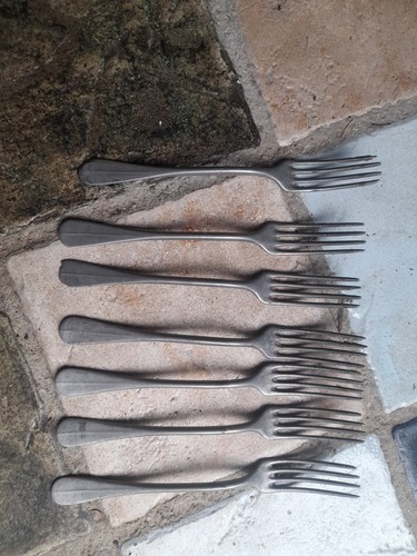 Lot fourchettes couverts - 7,