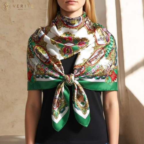 Rare vintage foulard soie - en,