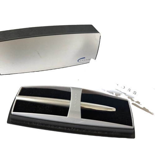 Cross stylo plume acier écrin - stylo,