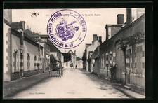 Old postcard Jouy-le-Potier, Rue de la Ferté-St-Aubin 