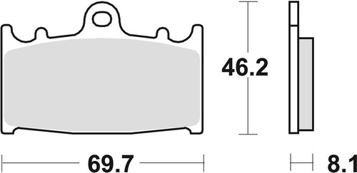 Plaquettes frein kh158 - plaquettes, de