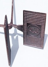 Waffle wrought iron - waffle maker mold - bricelet wafers - Napoleon 1st