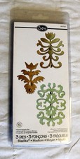 Jeu de matrices insignes floraux Sizzix jamais utilisé