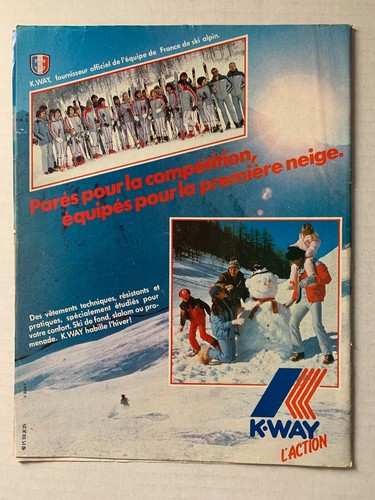 Publicite 1982 k way - publicite, k.way