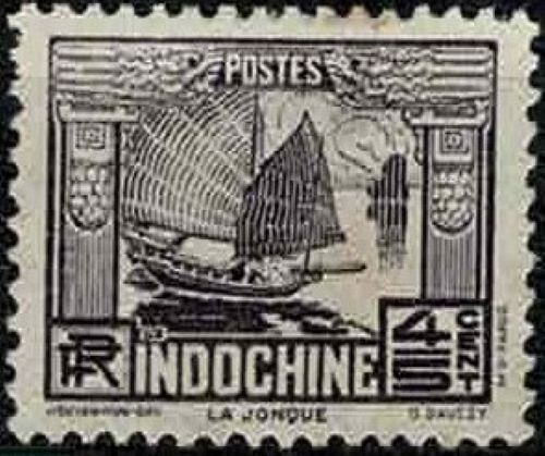 Indochine 1931 jonque yt - ,