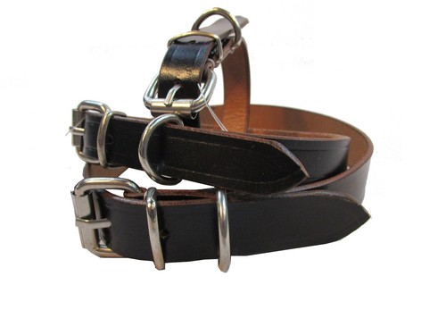 Cuir custom collier chien - cuir,