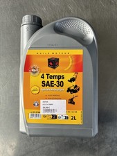 Huile moteur 4 Temps SAE 30 – 2L spéciale motoculture tondeuse, tracteur