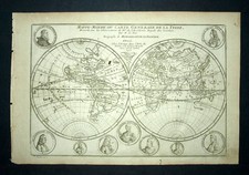 MAPPEMONDE PLANISPHERE