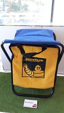 MICHELIN FOLDING CAMPING STOOL CHAIR BLUE RARE!