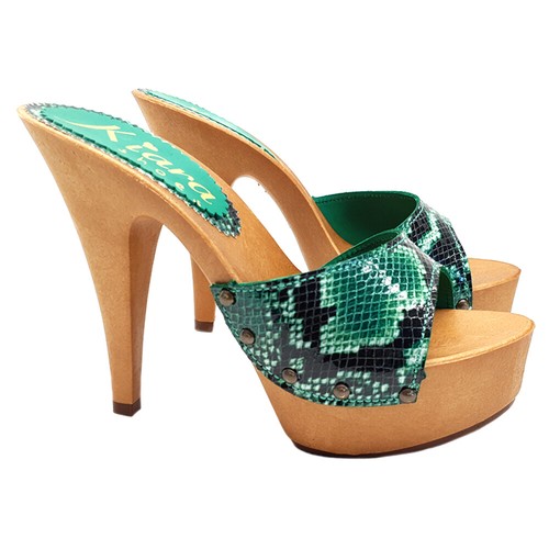 Mules sexy cuir - cuir, k93001
