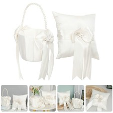  Panier De Fille Fleur Coussin Porte Alliance Mariage Accessoires