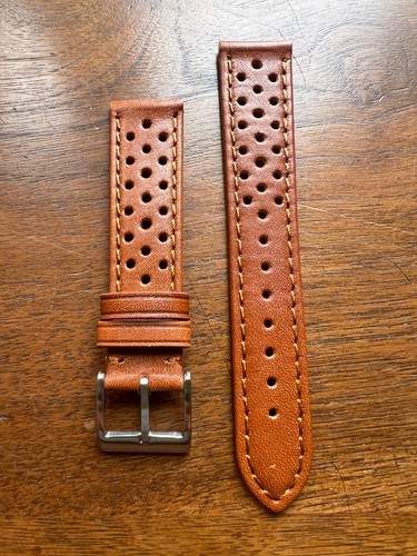 Bracelet cuir caramel - en,