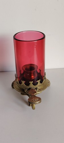 Bougeoir photophore verre