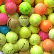 100 Bunte Golfballs Mix Lakeballs Pour Cross-Golf Balle À Frapper XGolf